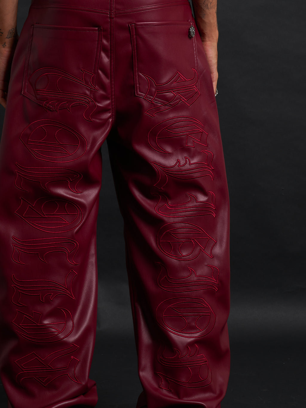 RELIC LEATHER BAGGY BORDROUX