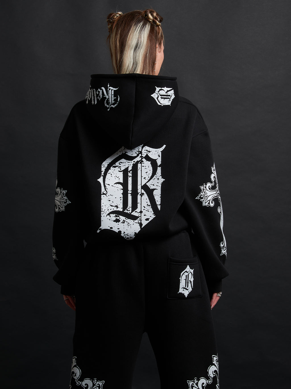 Cathedral Track Suit B&W