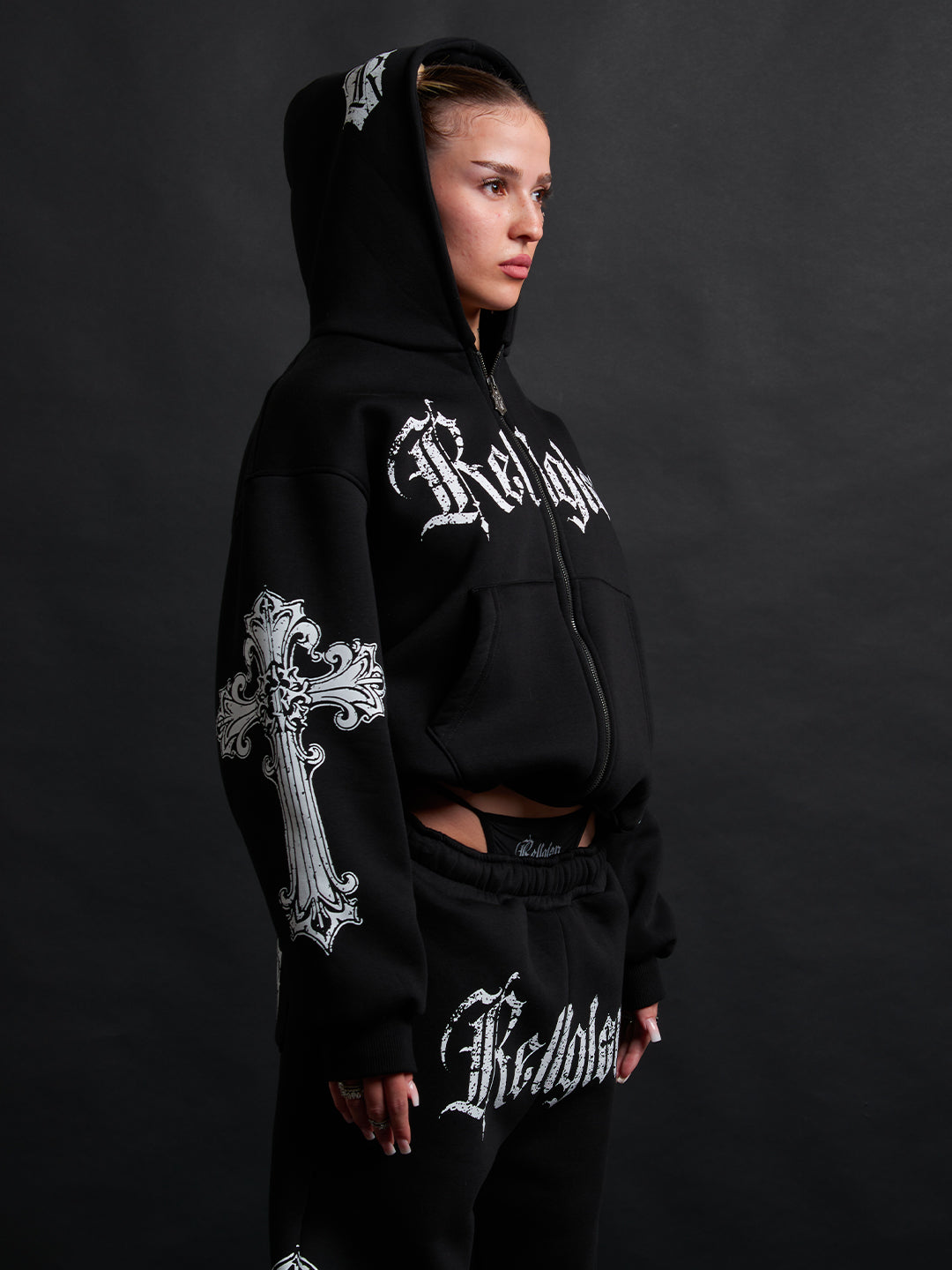 Cathedral Track Suit B&W