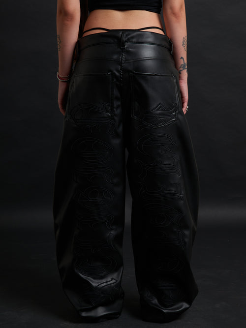RELIC LEATHER BAGGY BORDROUX
