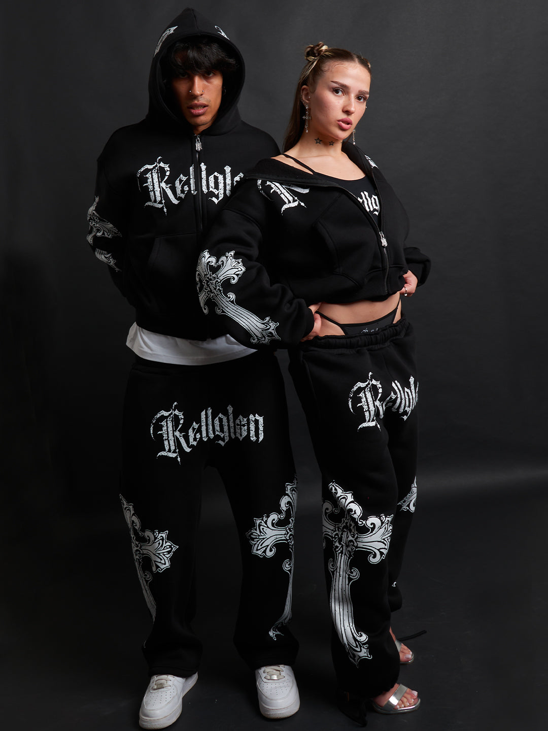 Cathedral Track Suit B&W