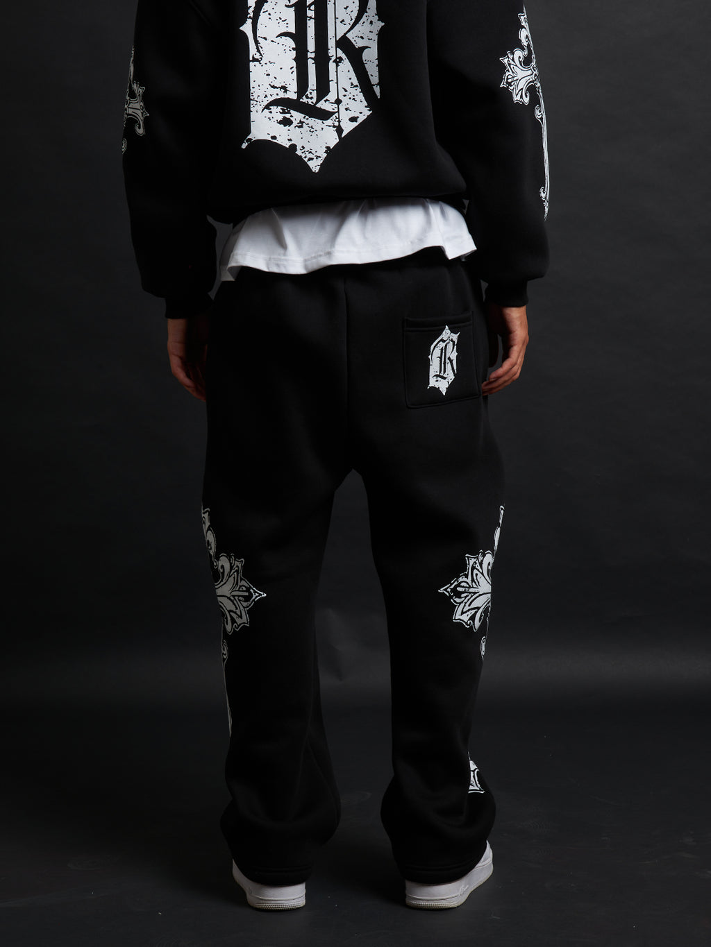 Cathedral Track Suit B&W