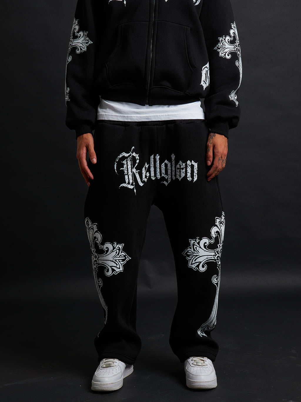 Cathedral Track Suit B&W
