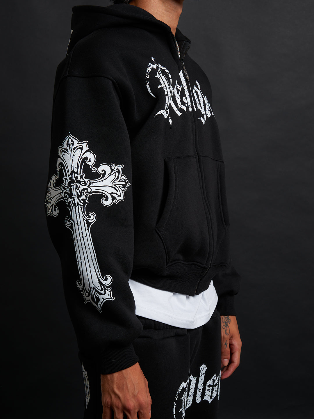 Cathedral Track Suit B&W