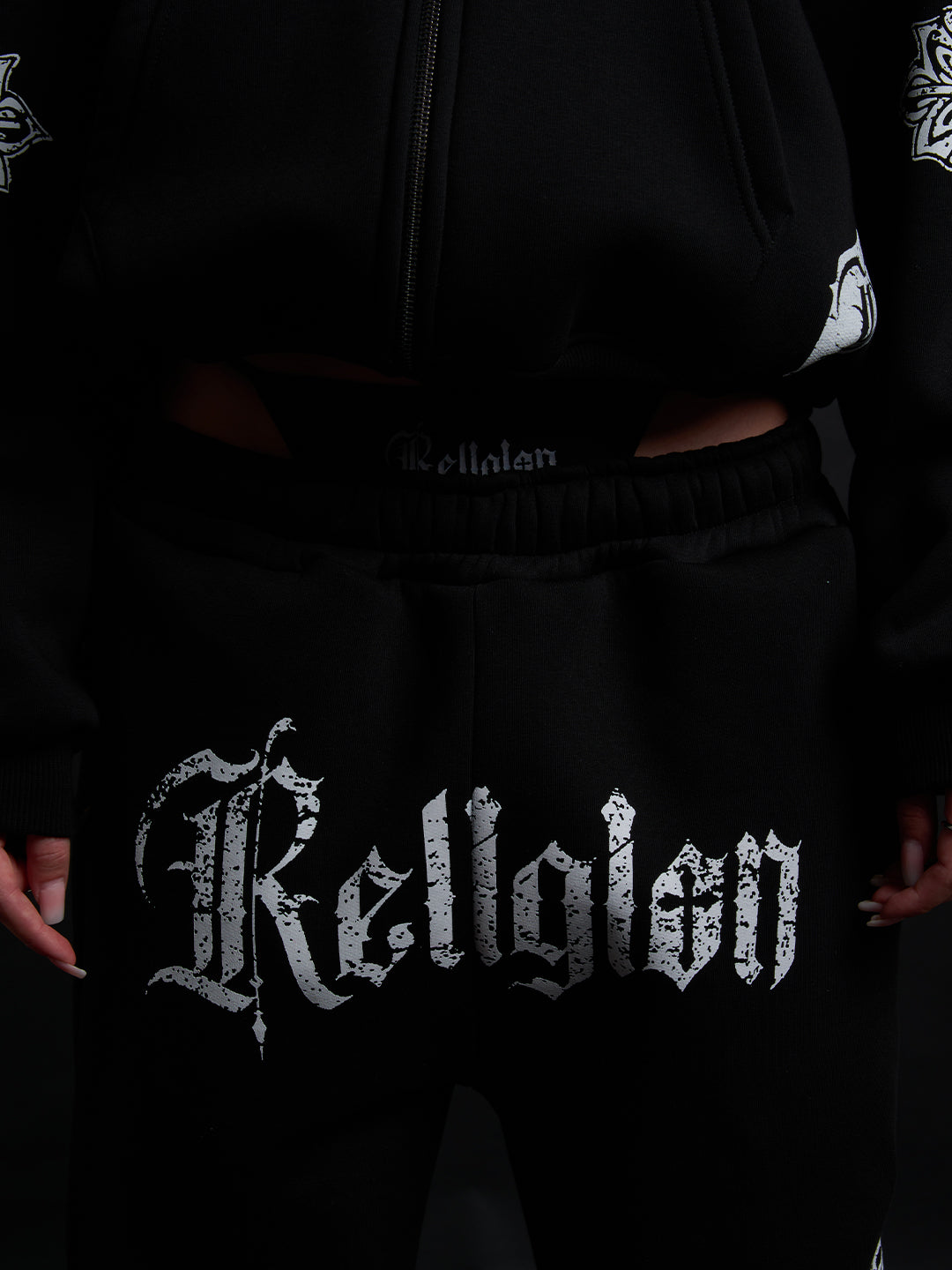 Cathedral Track Suit B&W