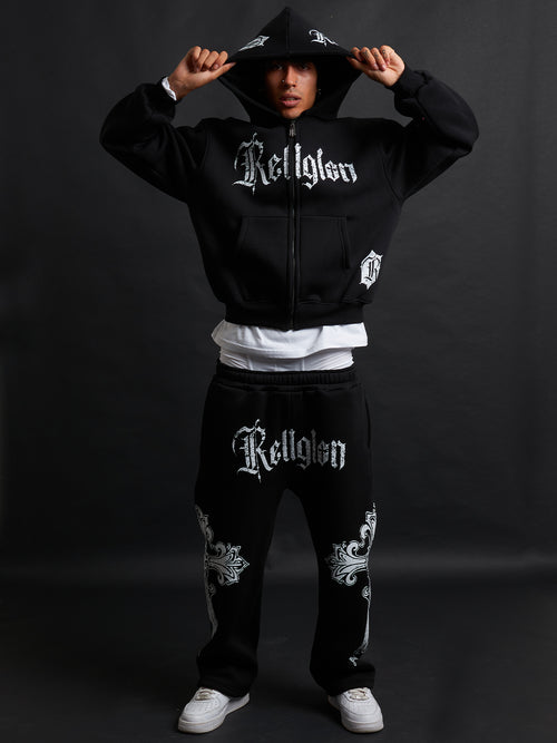 Cathedral Track Suit B&W