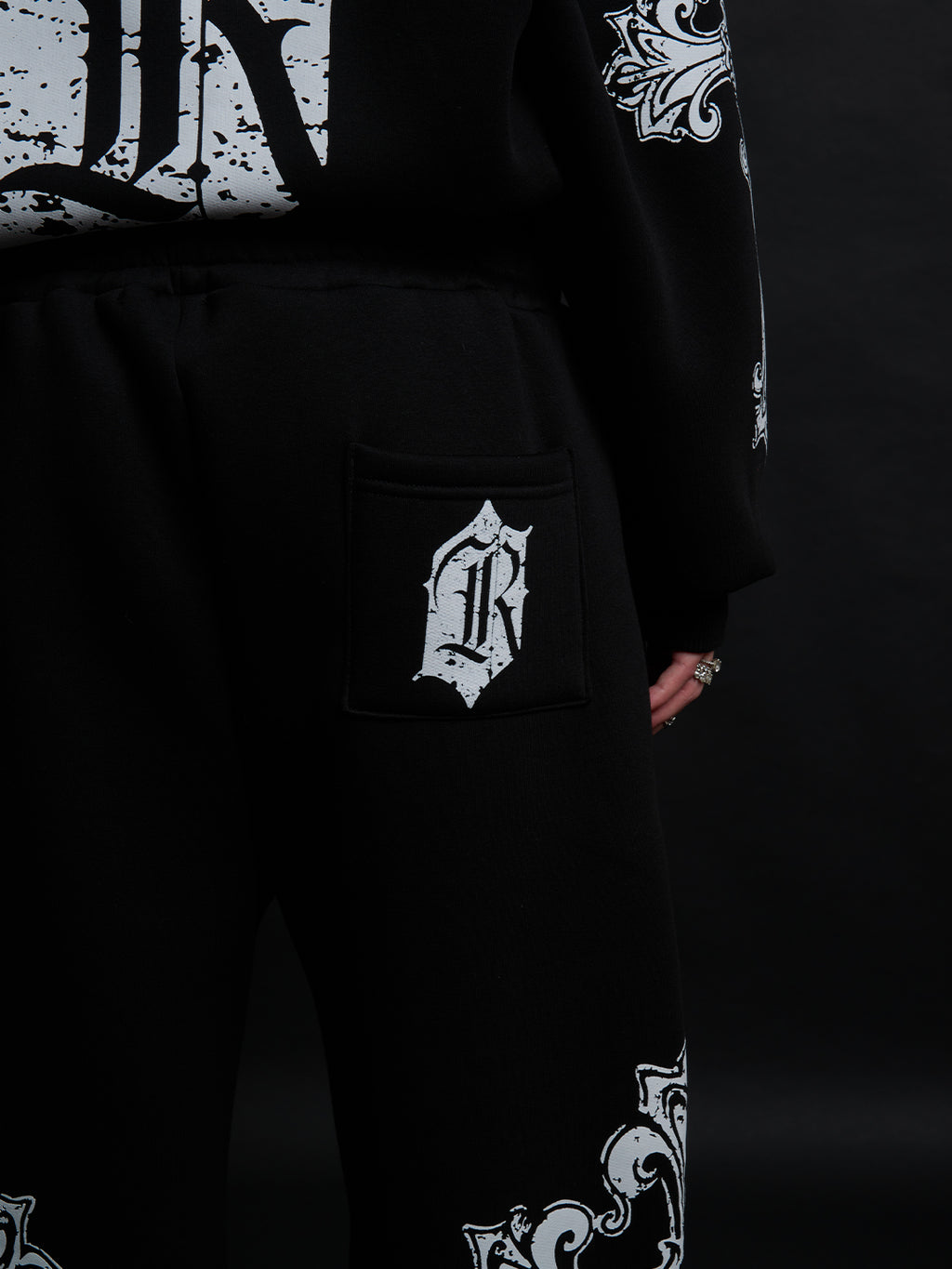Cathedral Track Suit B&W