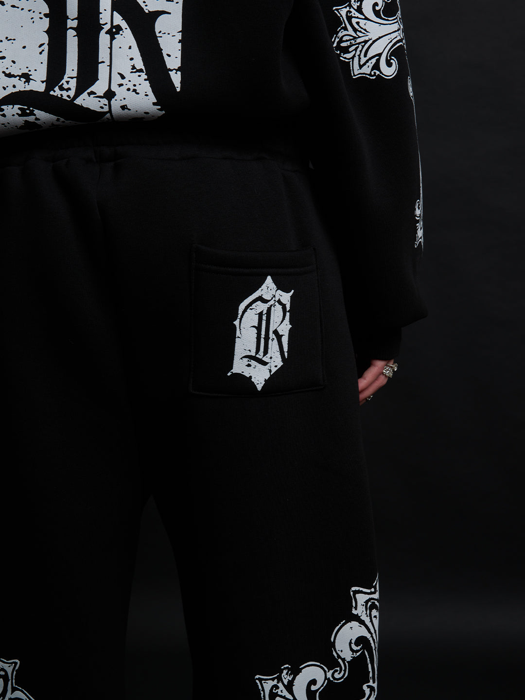 Cathedral Track Suit B&W