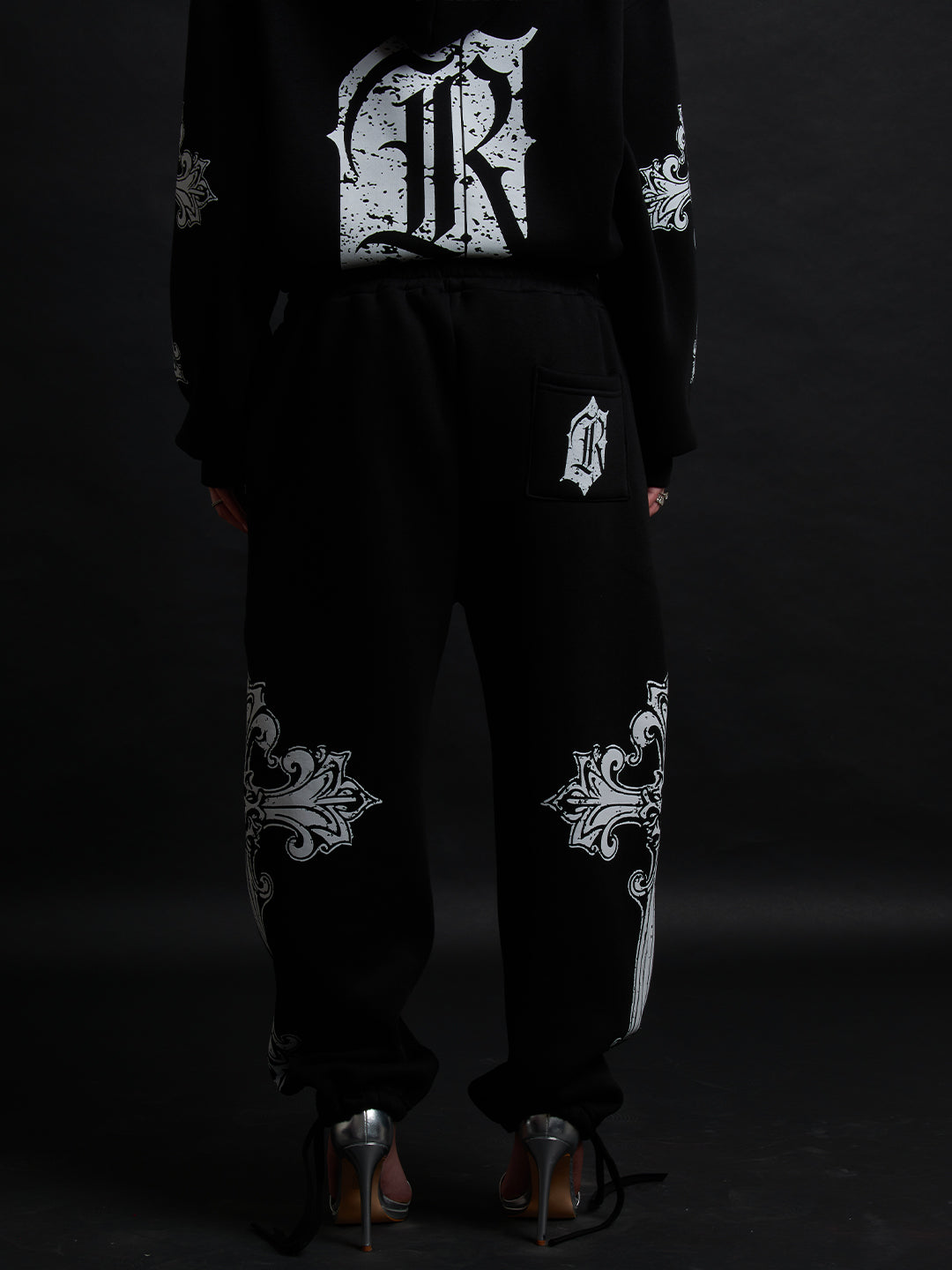 Cathedral Track Suit B&W
