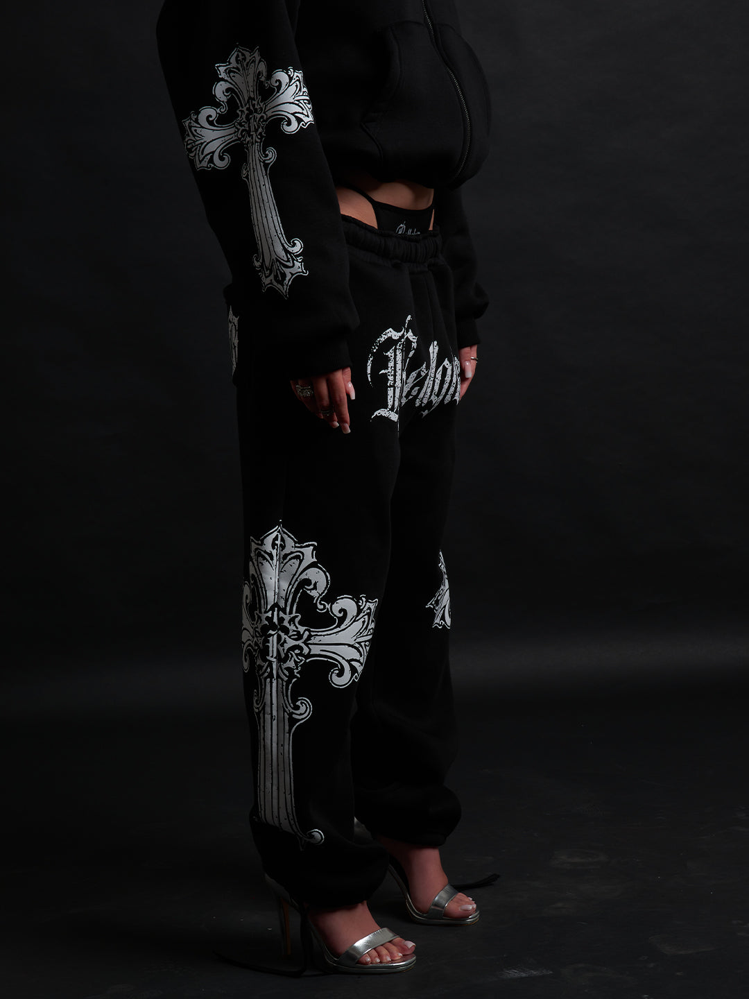 Cathedral Track Suit B&W