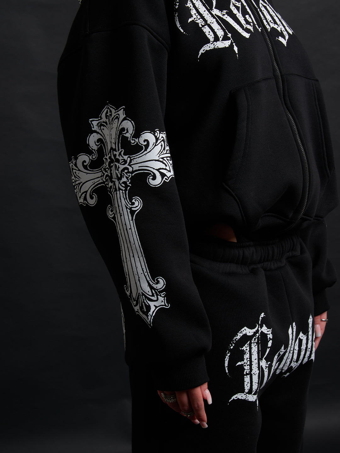 Cathedral Track Suit B&W